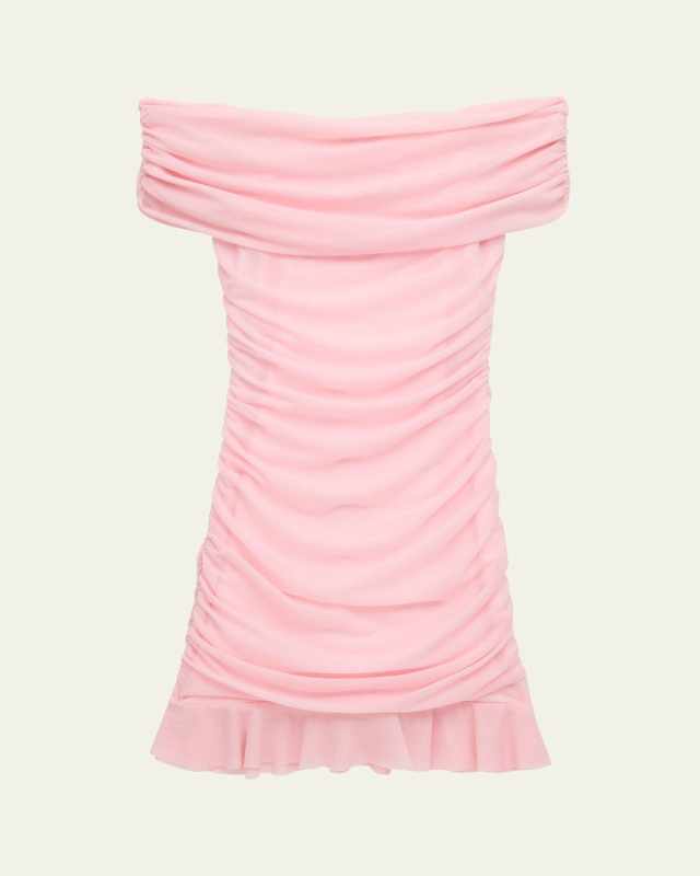 Girl's River Tween Off The Shoulder Dress, Size S-